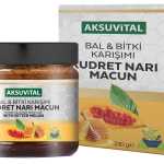 AKSU VİTAL BAL BİTKİ KARIŞIMI BALLI KUDRETNARI MACUNU 230 GR